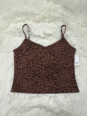 GAP Brown Leopard Print Cami